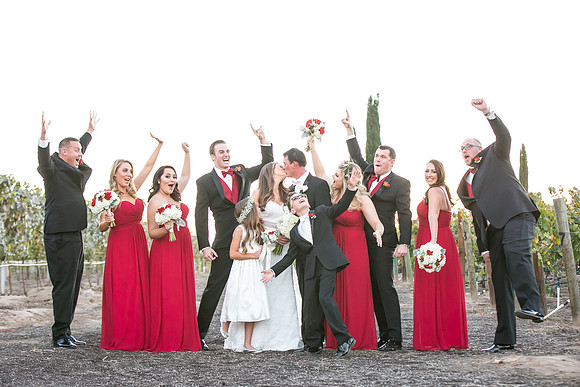 Beautiful wedding at Wiens Family Cellars Temecula Winery - Sarah & Shawn