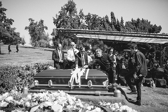 TL's Mom Funeral - B&W-228
