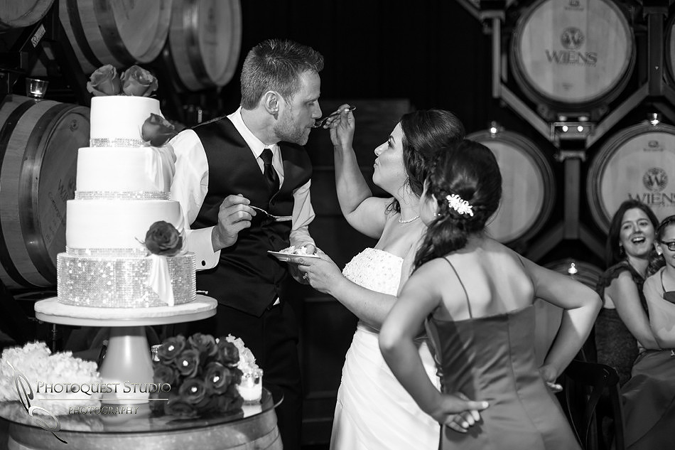 Temecula Wedding Photographer captured romantic and fun wedding photos at Wiens Family Cellars, Temecula Winery Wedding.