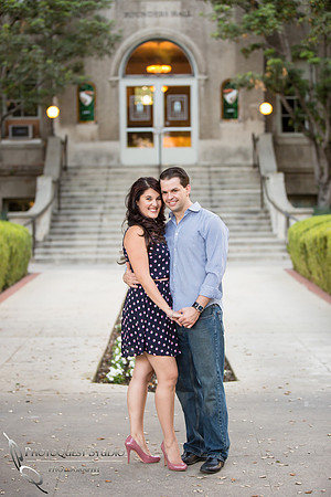 Engagement Photo at University of La Verne, Pamona, California by Temecula Wedding Photographer