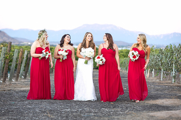 Beautiful wedding at Wiens Family Cellars Temecula Winery - Sarah & Shawn