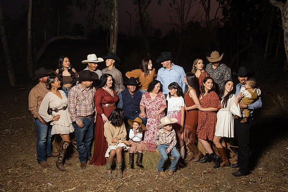Three generations family photo in Riverside, California, Mariana's Family-296