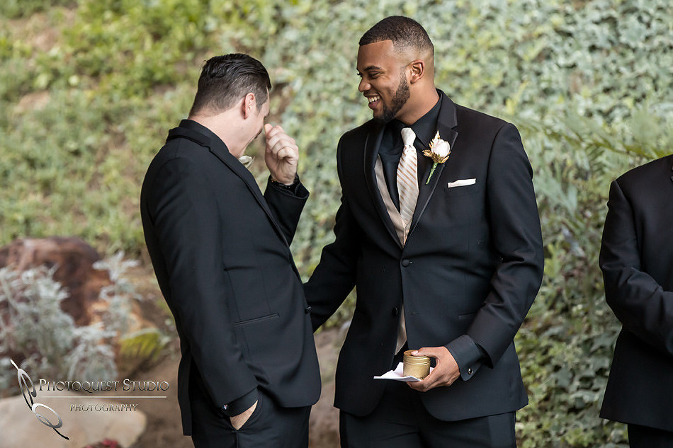 Crying groom by Fallbrook, Temecula Wedding Photographer
