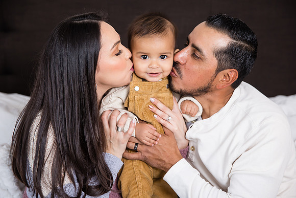 Three generations family photo in Riverside, California, Mariana's Family-34