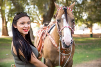 Wedding Photographer in Temecula, Engagement Photo with beautiful Couple and Horses in Riverside, California - Mayra and Juan
