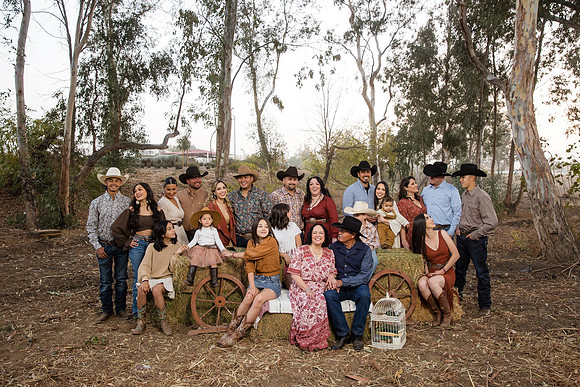 Three generations family photo in Riverside, California, Mariana's Family-254