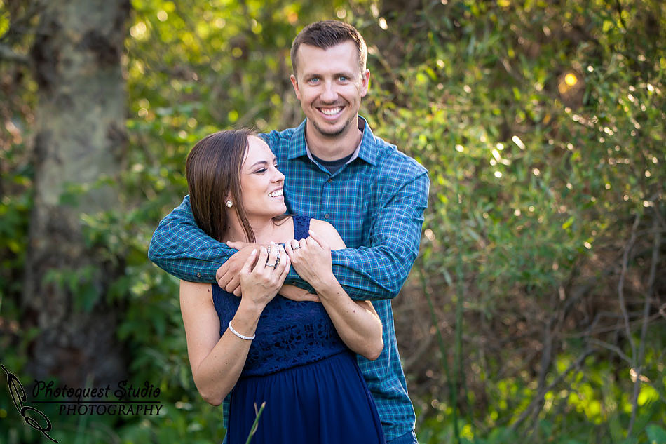 Fallbrook San Diego Outdoor Engagement Stone Garden Wedding Kristina and Cam