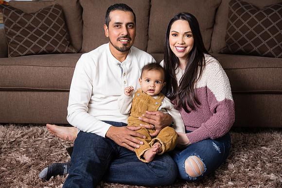 Three generations family photo in Riverside, California, Mariana's Family-70