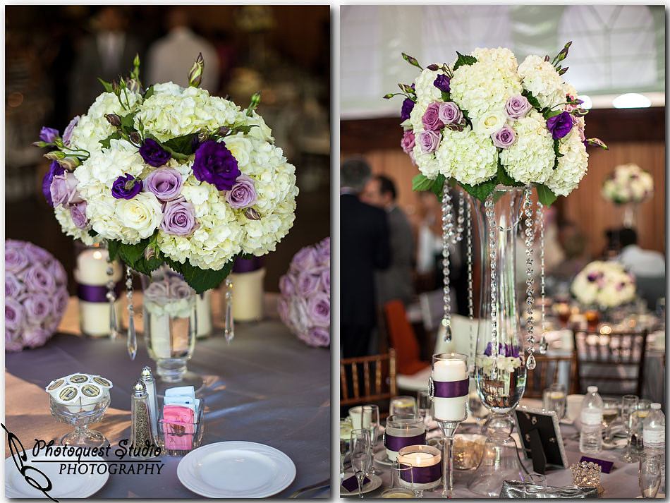 the beautiful flowers center piece