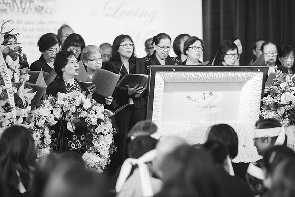 TL's Mom Funeral - B&W-85