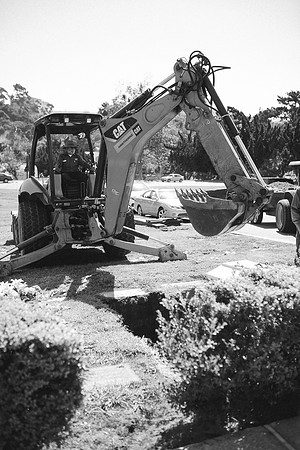 TL's Mom Funeral - B&W-264