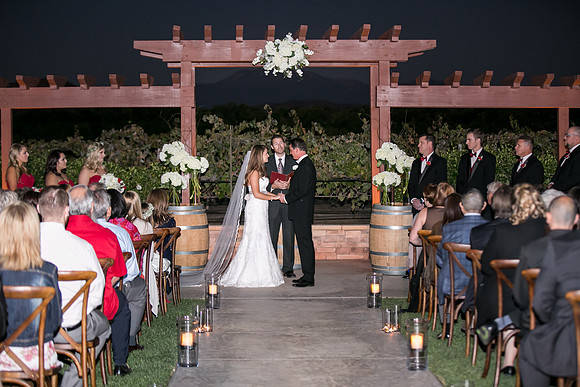 Beautiful wedding at Wiens Family Cellars Temecula Winery - Sarah & Shawn