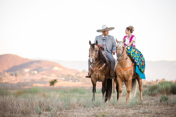 Engagement Photo by Menifee, Temecula, Fallbrook Wedding Photographer at Rancho R Los Agaves, Alfi and Angel