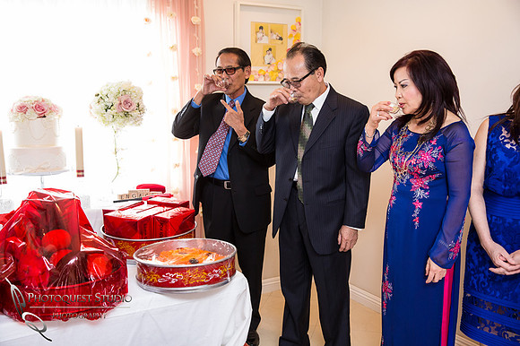 Engagement Photo, Tea Ceremony in Orange County - Uyen & Quoc Anh