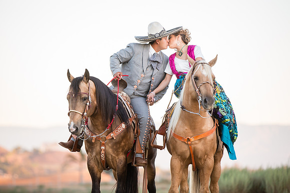 Engagement Photo by Menifee, Temecula, Fallbrook Wedding Photographer at Rancho R Los Agaves, Alfi and Angel