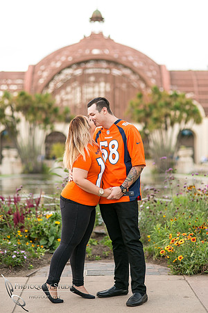 bronco engagement session at Balboa Park, San Diege by Temecula, San Diego Wedding Photographer
