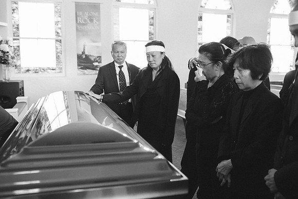 TL's Mom Funeral - B&W-155
