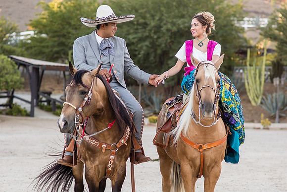 Engagement Photo by Menifee, Temecula, Fallbrook Wedding Photographer at Rancho R Los Agaves, Alfi and Angel