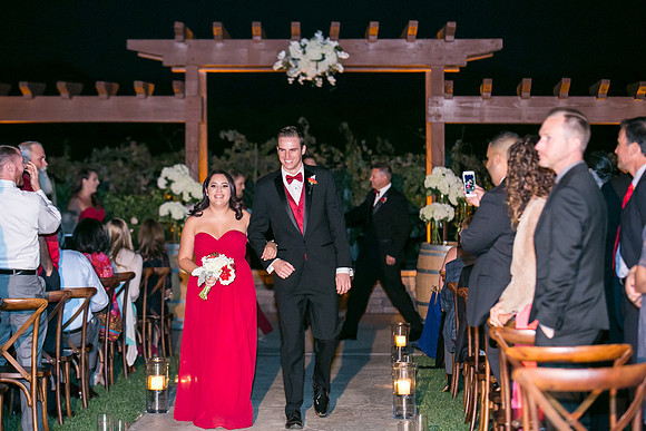 Beautiful wedding at Wiens Family Cellars Temecula Winery - Sarah & Shawn