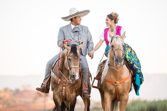 Engagement Photo by Menifee, Temecula, Fallbrook Wedding Photographer at Rancho R Los Agaves, Alfi and Angel