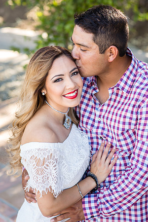 Engagement Photo by Menifee, Temecula, Fallbrook Wedding Photographer at Rancho R Los Agaves, Alfi and Angel