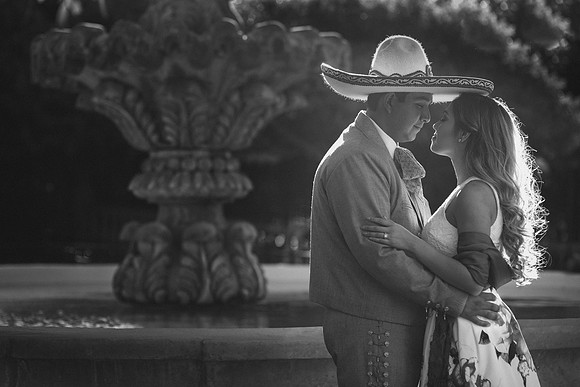 Engagement Photo by Menifee, Temecula, Fallbrook Wedding Photographer at Rancho R Los Agaves, Alfi and Angel