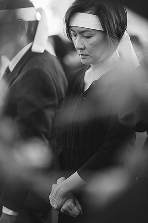 TL's Mom Funeral - B&W-107