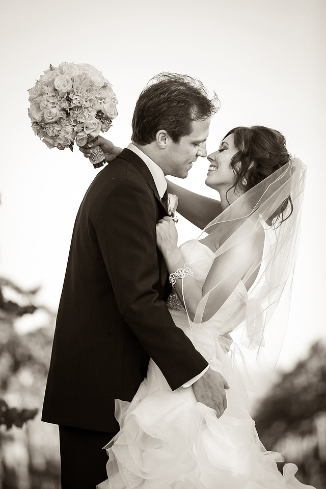 The beautiful and happy Bride & Groom at Ponte Winery Wedding, Temecula Winery Wedding Photography by Temecula Wedding Photographers of Photoquest Studio, Photography