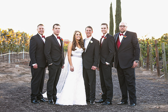 Beautiful wedding at Wiens Family Cellars Temecula Winery - Sarah & Shawn