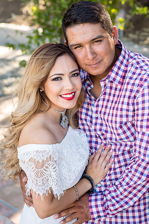 Engagement Photo by Menifee, Temecula, Fallbrook Wedding Photographer at Rancho R Los Agaves, Alfi and Angel