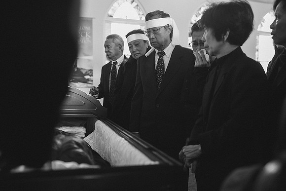 TL's Mom Funeral - B&W-145