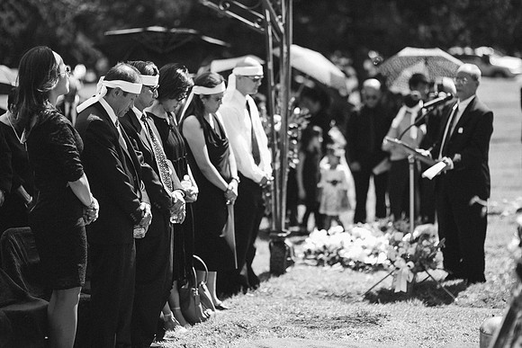 TL's Mom Funeral - B&W-190