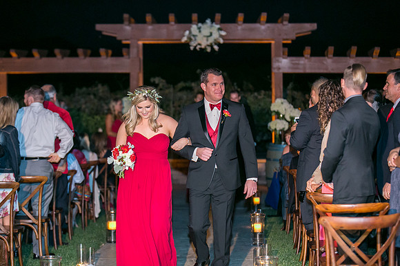 Beautiful wedding at Wiens Family Cellars Temecula Winery - Sarah & Shawn