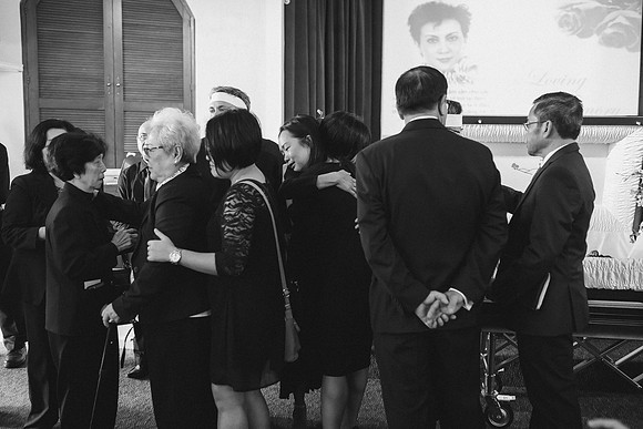 TL's Mom Funeral - B&W-138