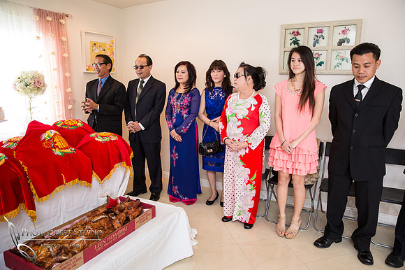 Engagement Photo, Tea Ceremony in Orange County - Uyen & Quoc Anh