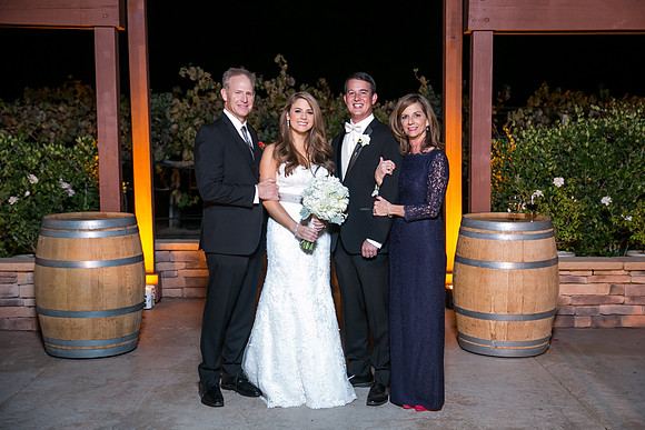 Beautiful wedding at Wiens Family Cellars Temecula Winery - Sarah & Shawn