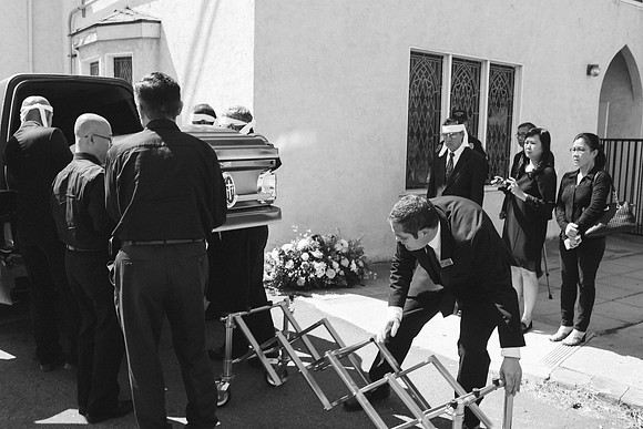 TL's Mom Funeral - B&W-168