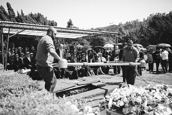 TL's Mom Funeral - B&W-244