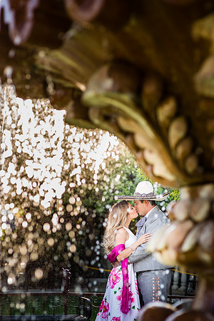 Engagement Photo by Menifee, Temecula, Fallbrook Wedding Photographer at Rancho R Los Agaves, Alfi and Angel