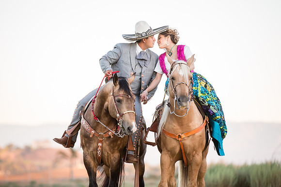 Engagement Photo by Menifee, Temecula, Fallbrook Wedding Photographer at Rancho R Los Agaves, Alfi and Angel