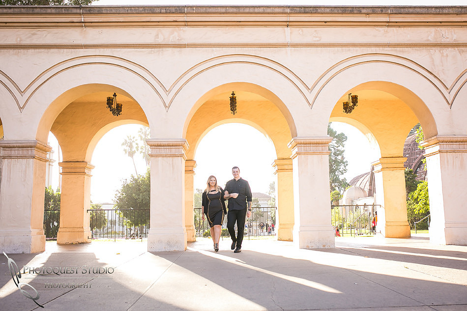 Beautiful engagement session at Balboa Park, San Diego documented by Temecula, San Diego Wedding Photographer
