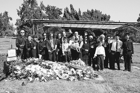 TL's Mom Funeral - B&W-277
