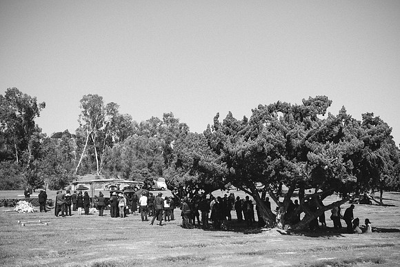 TL's Mom Funeral - B&W-261