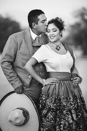 Engagement Photo by Menifee, Temecula, Fallbrook Wedding Photographer at Rancho R Los Agaves, Alfi and Angel