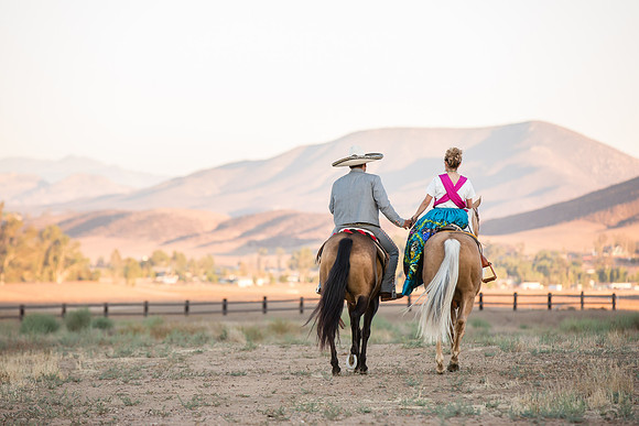 Engagement Photo by Menifee, Temecula, Fallbrook Wedding Photographer at Rancho R Los Agaves, Alfi and Angel