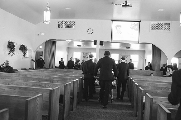 TL's Mom Funeral - B&W-162