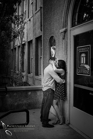 Engagement Photo at University of La Verne, Pamona, California by Temecula Wedding Photographer
