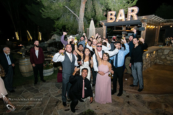 Wedding photo at Lake Oak Meadows, Temecula Winery by Photographer of Photoquest Studio