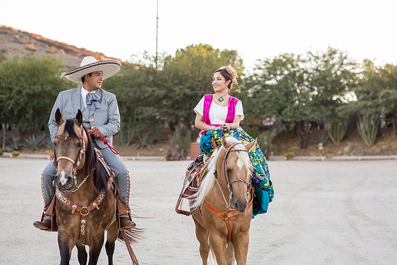 Engagement Photo by Menifee, Temecula, Fallbrook Wedding Photographer at Rancho R Los Agaves, Alfi and Angel