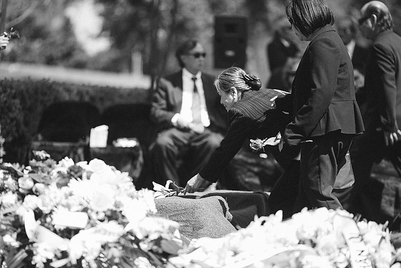 TL's Mom Funeral - B&W-257